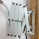 Grey German Industrial Scissor Wall Lamp from SIS, 1960s