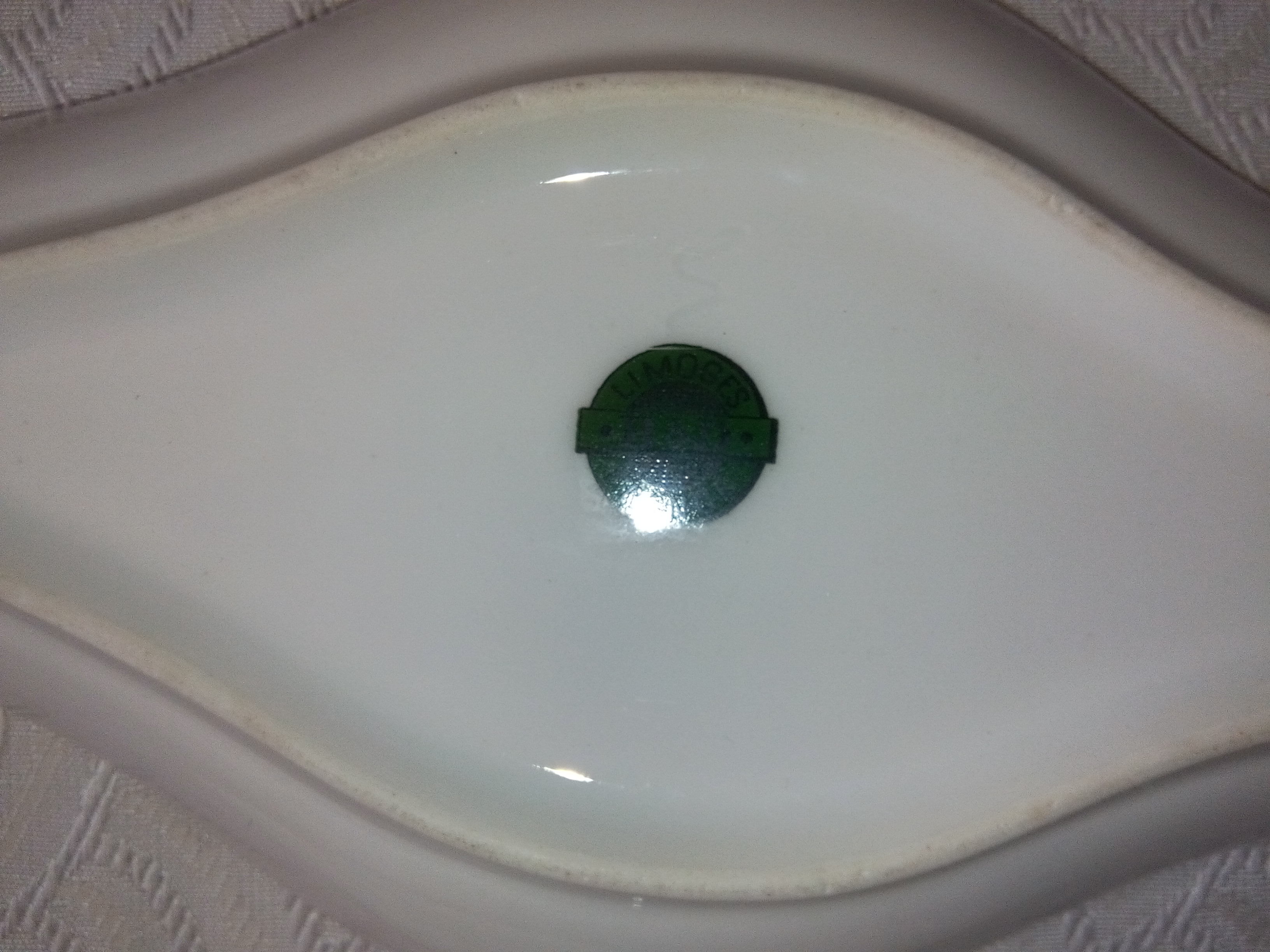 2 Limoges porcelain raviers