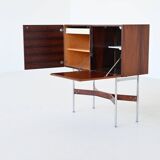 Rudolf Bernd Glatzel rosewood bar cabinet Fristho the Netherlands 1956