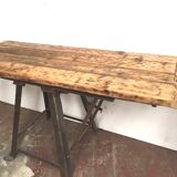 Old industrial workbench