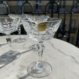 Lot 6 verres en cristal