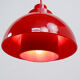 Nordisk Solar red hanging lamp, 1970s