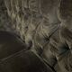 Vintage toad sofa from the 50s-60s in green velvet