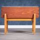 Danish Teak and Beech Planter with Zinc Liner, 1950s
