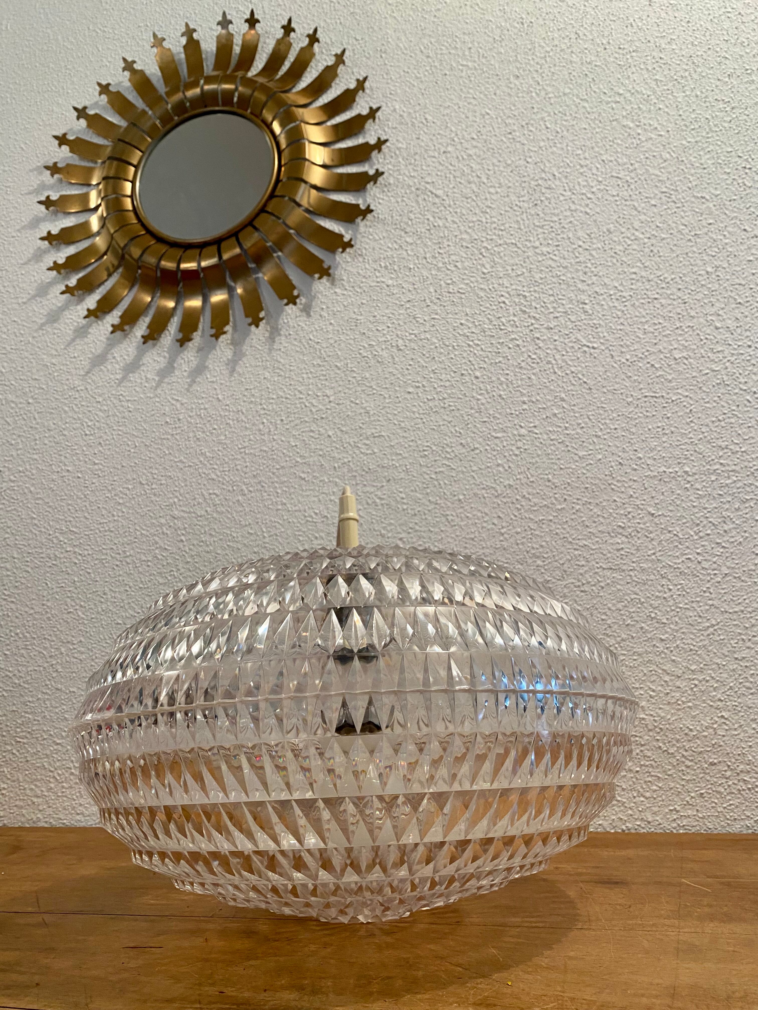 Old Diamond suspension lamp by Aloys Gangkofner Germany