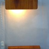 Pair of teak bedside sconces, model V321 from Nator