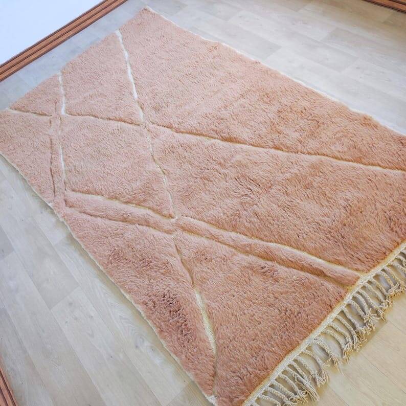 Handmade traditional Beni Ourain Berber rug 200/300 cm