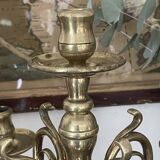 Brass candlestick 46cm