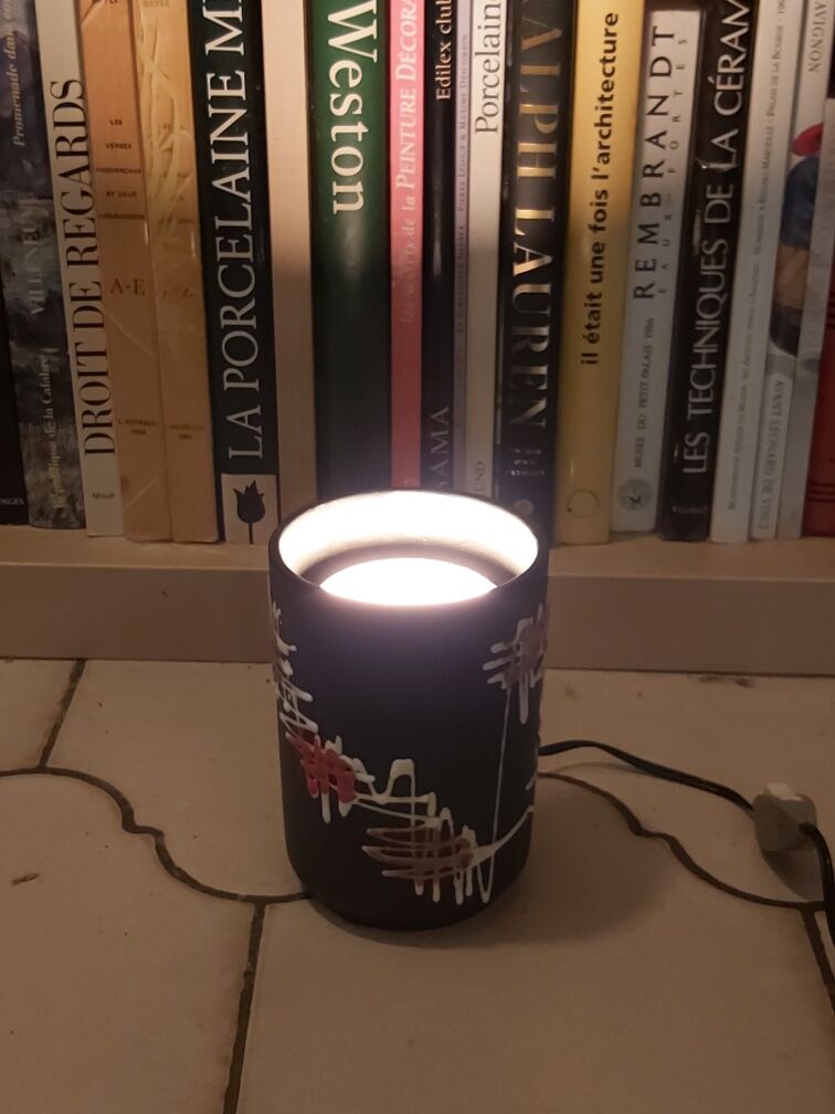 Ceramic lamp Luc Vallauris 50s