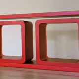 Etagères Vintage • Éléments modulables • Bois Laqué • 1980