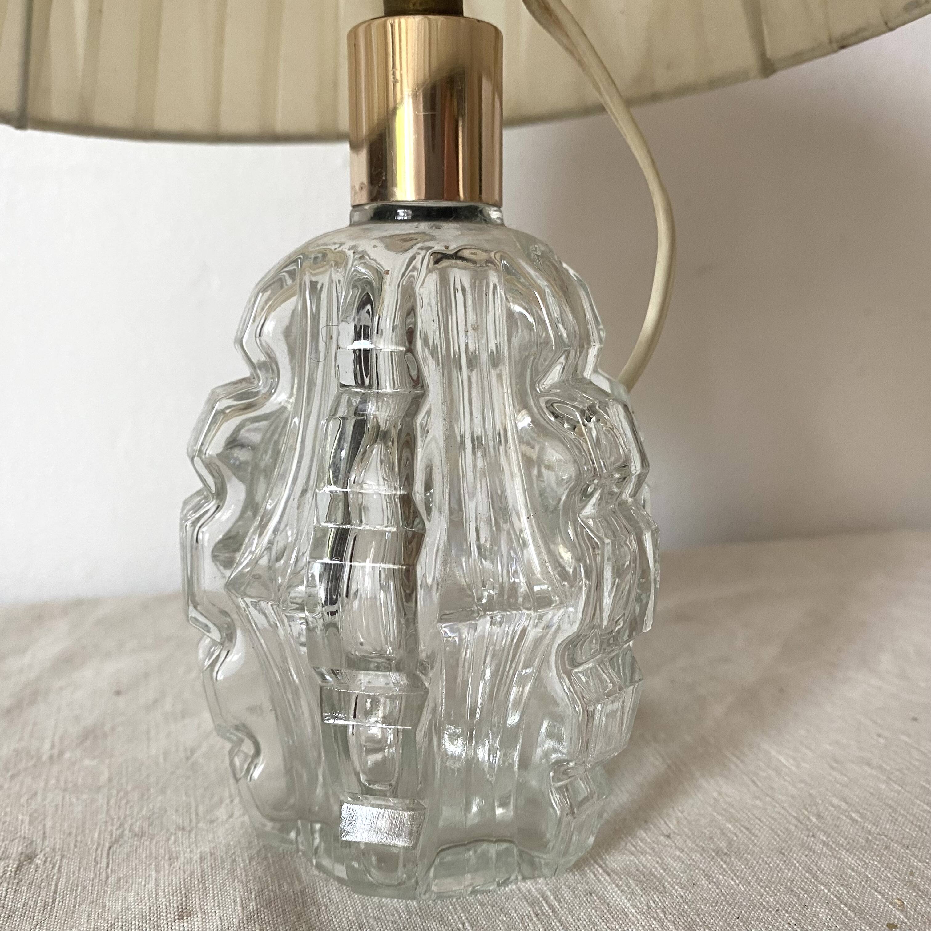 Murano glass bedside lamp from the 60s
