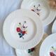 Flowered deep plates