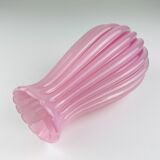 Vintage pink vase attributed to Archimede Seguso, Italy, 1950s.