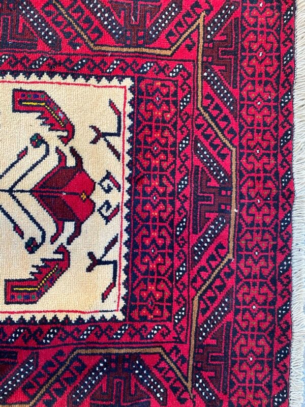 Vintage persian carpet belutch 97x187 cm