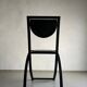 4 Black Sinus Chairs by Karl Friedrich Förster | Germany | 1990s