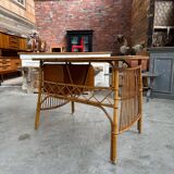 60s rattan desk