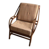 Vintage rattan armchair