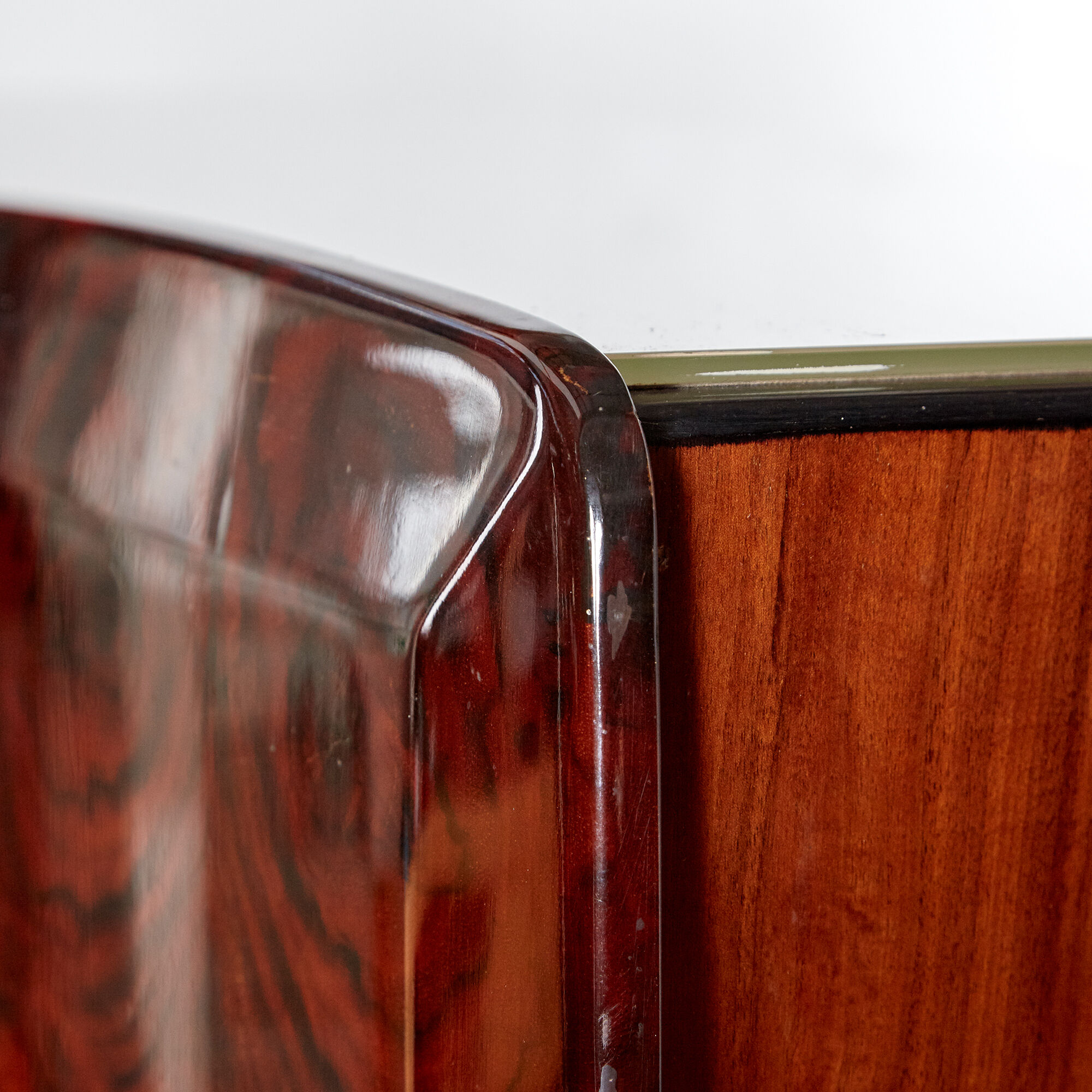 Italian walnut highboard