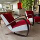 Paire de fauteuils Jindrich Halabala H269