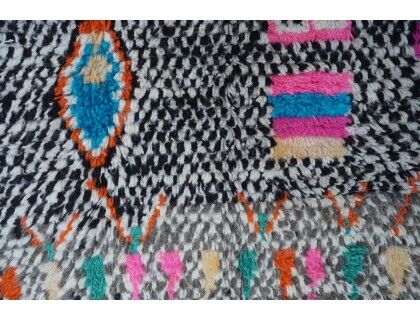 Colorful Berber carpet 239 x 150cm