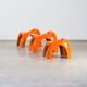 Three stool 'Efebo' Stacy Dukes of the 1960s for Artemide