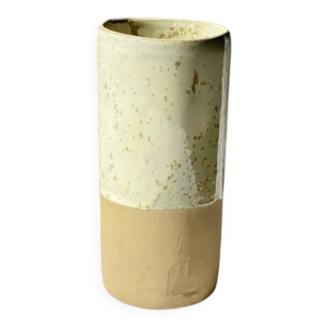 Vase 20 cm Grès blanc