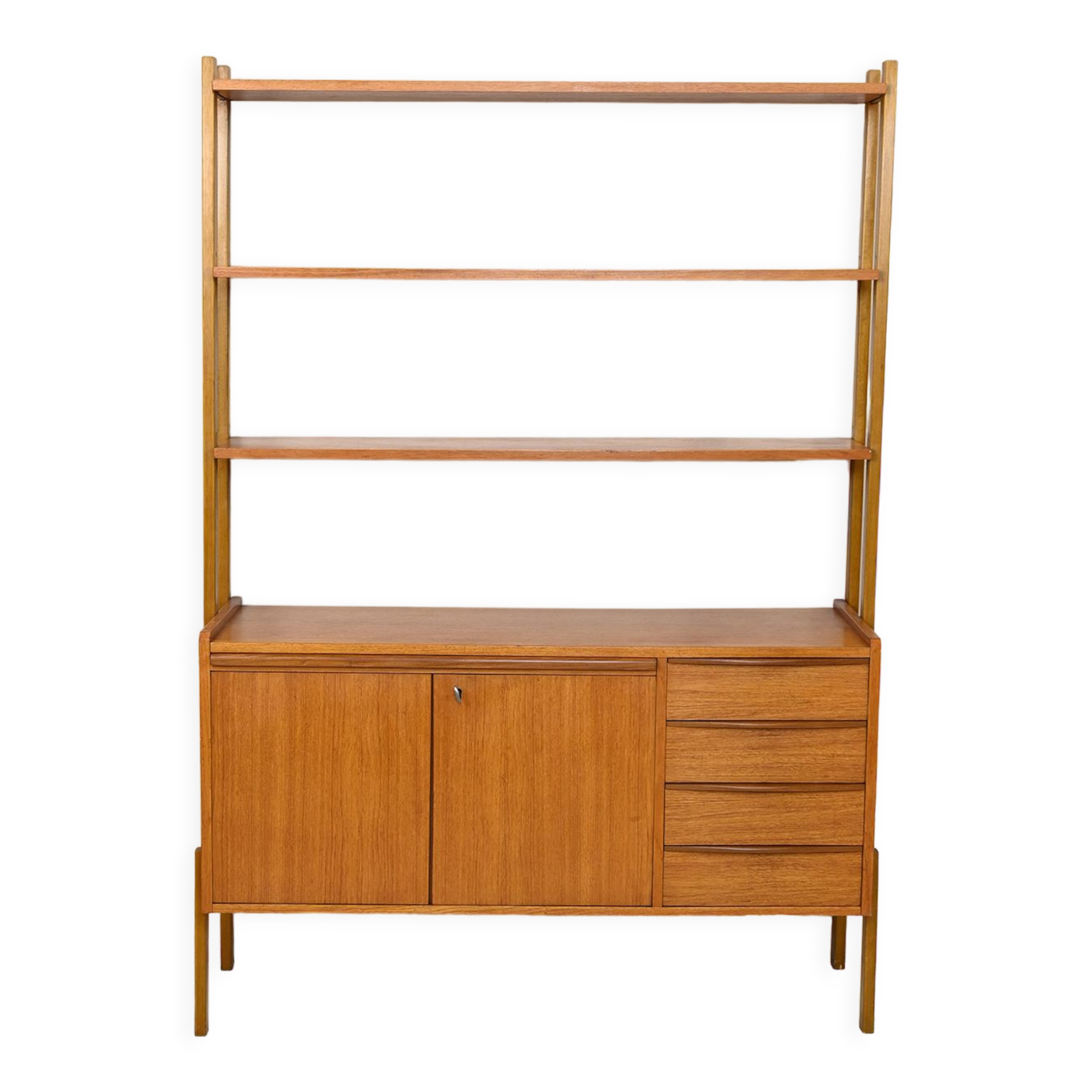 Sideboard bookcase with pull-out desk