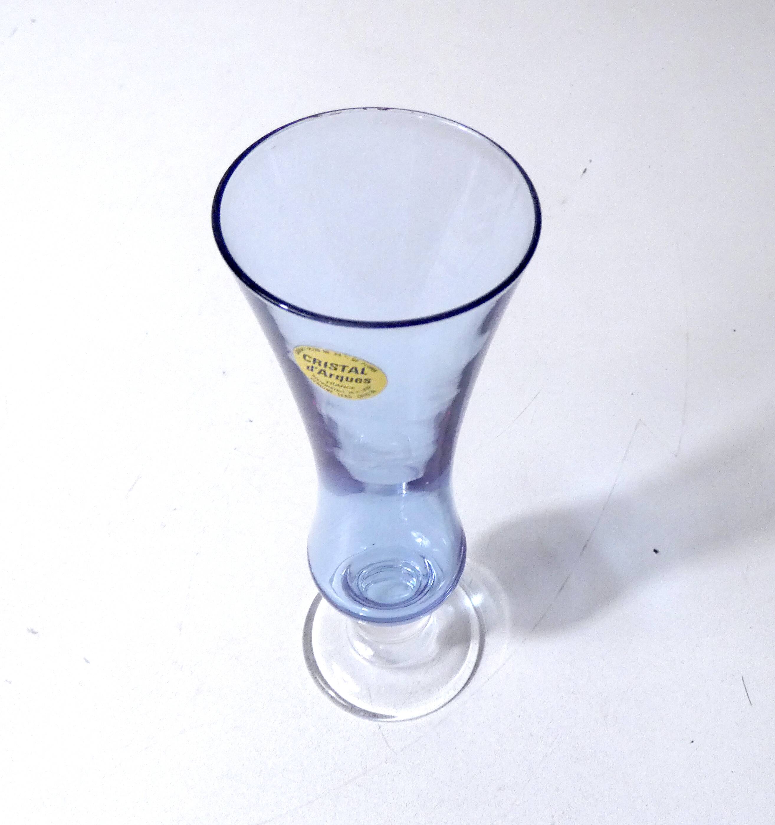 Vintage French Crystal Soliphlore Baluster Vase, Very Good Condition