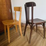 Set of 4 mismatched chairs