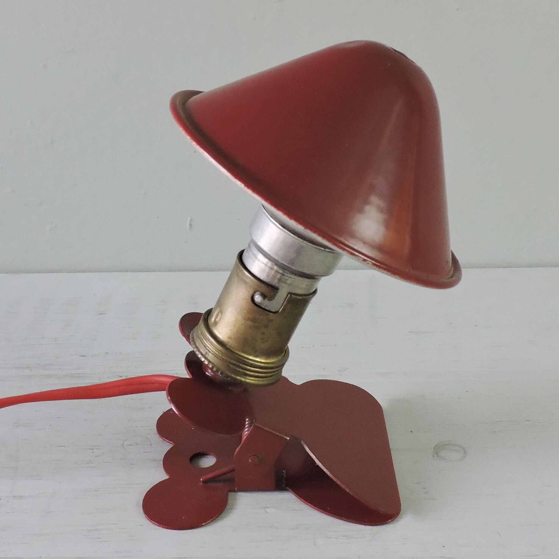 Vintage lamp "clip" France 50s