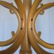 Porte-manteau en bois cintré vintage dans le style Thonet, porte-manteau des années 50
