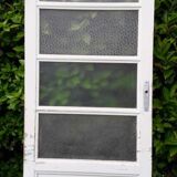 Porte vintage vitrages translucides