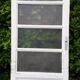 Door vintage translucent glazing