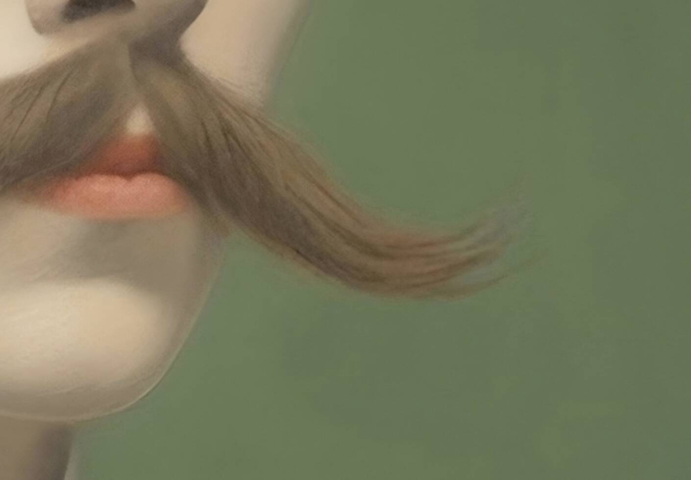 Old portrait - “Les moustachu-es” series