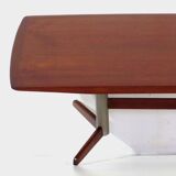 Vintage mid century modern design coffee table in teak by Topform, 1960s-70s