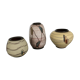 Set of 3 Ceramic Pottery Vase by Sawa Ceramic Franz Schwaderlapp, Germany 1960s