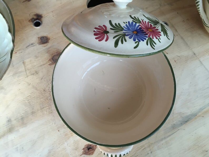 Vintage earthenware soup st Clement