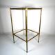 gilded brass side table