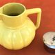 Art Deco 1930s Teapot / Tea Infuser with yellow ceramic infuser