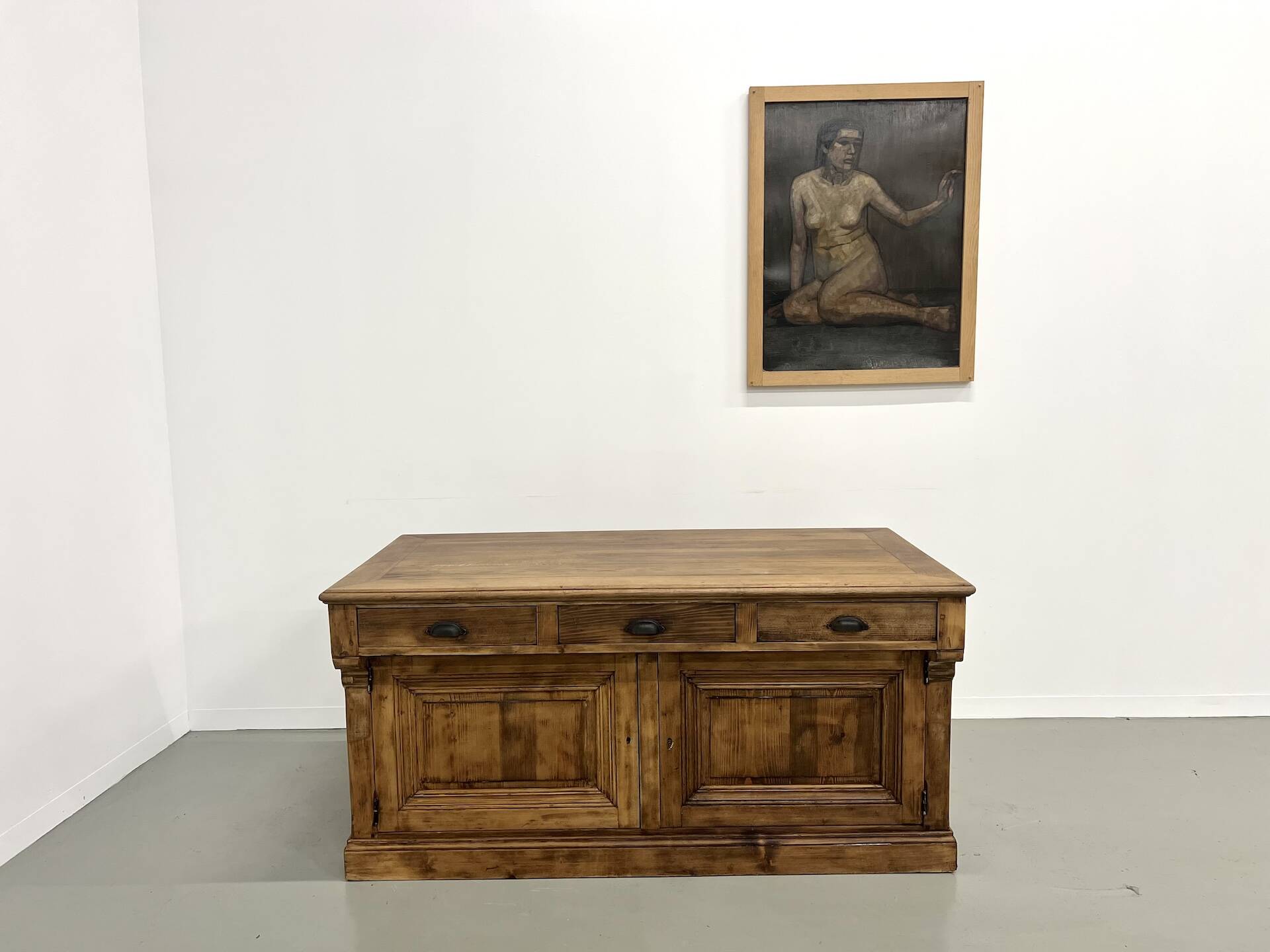 Comptoir de commerce des années 1900