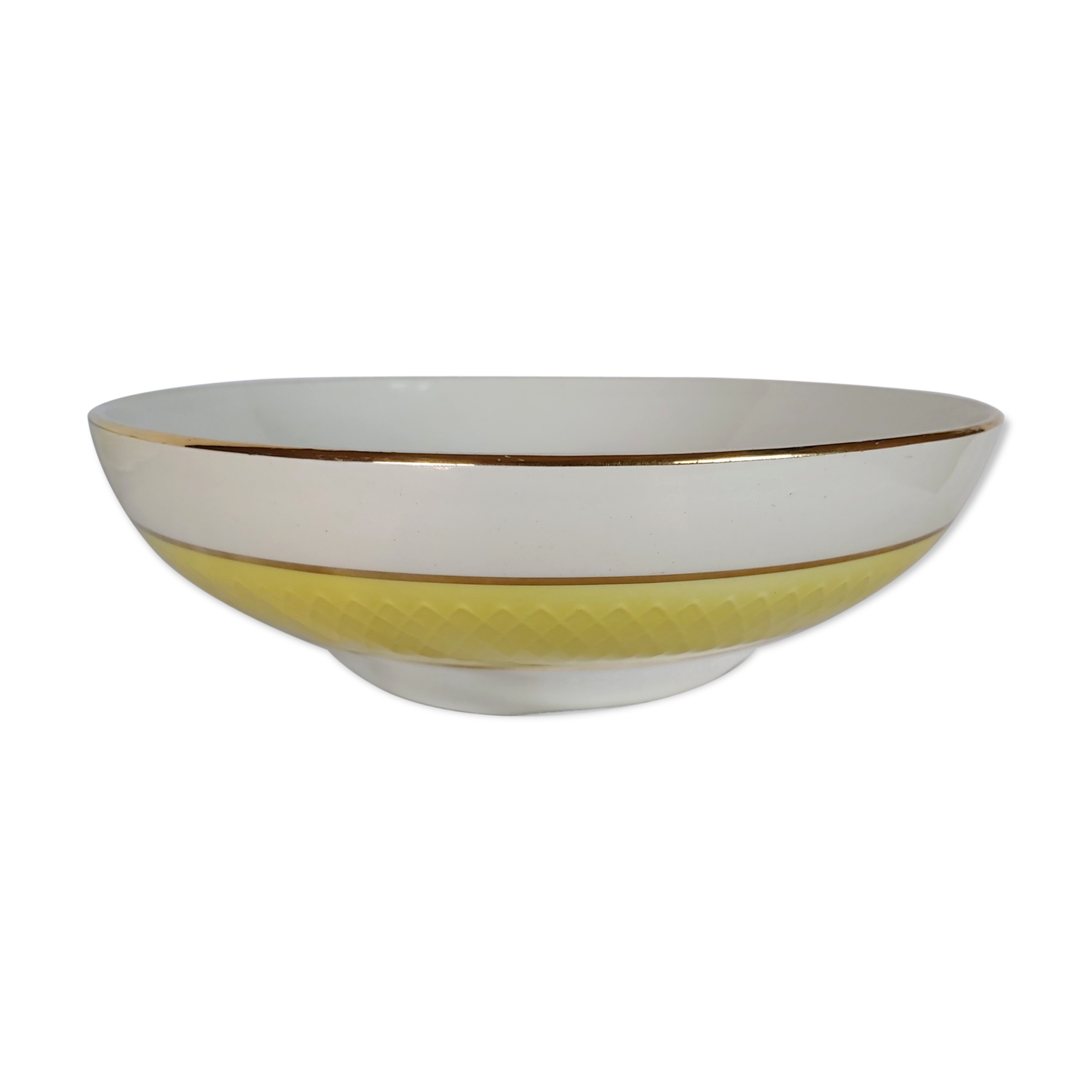 French vintage Orchies salad bowl from Moulin des Loups