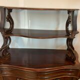 Louis Philippe cupboard in mahogany and nineteenth century veneer