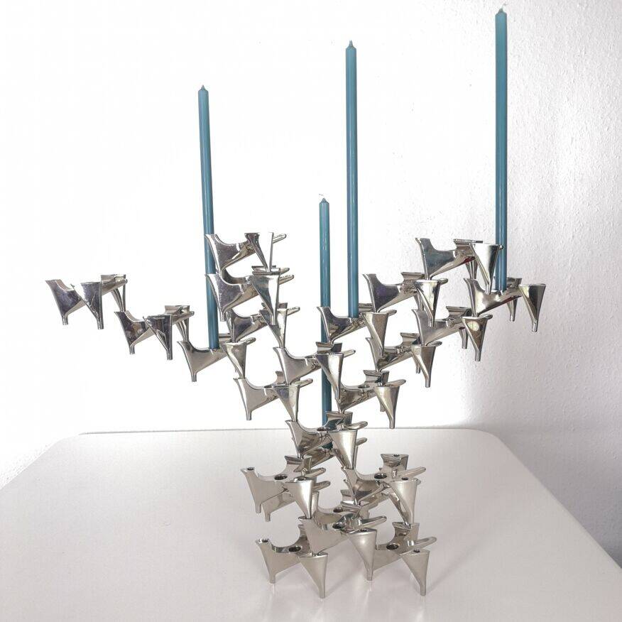 Set of 26 Hammonia Motard candle holders