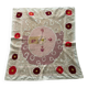 Vintage hand-embroidered tablecloth 122x131 cm