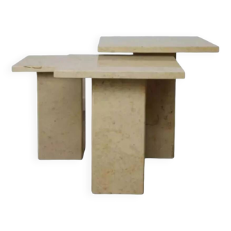 Bourgogne stone nesting tables