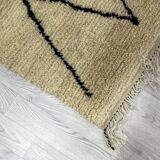 Handmade wool berber rug 280 x 160 cm