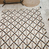 Vintage moroccan ouarain berber rug