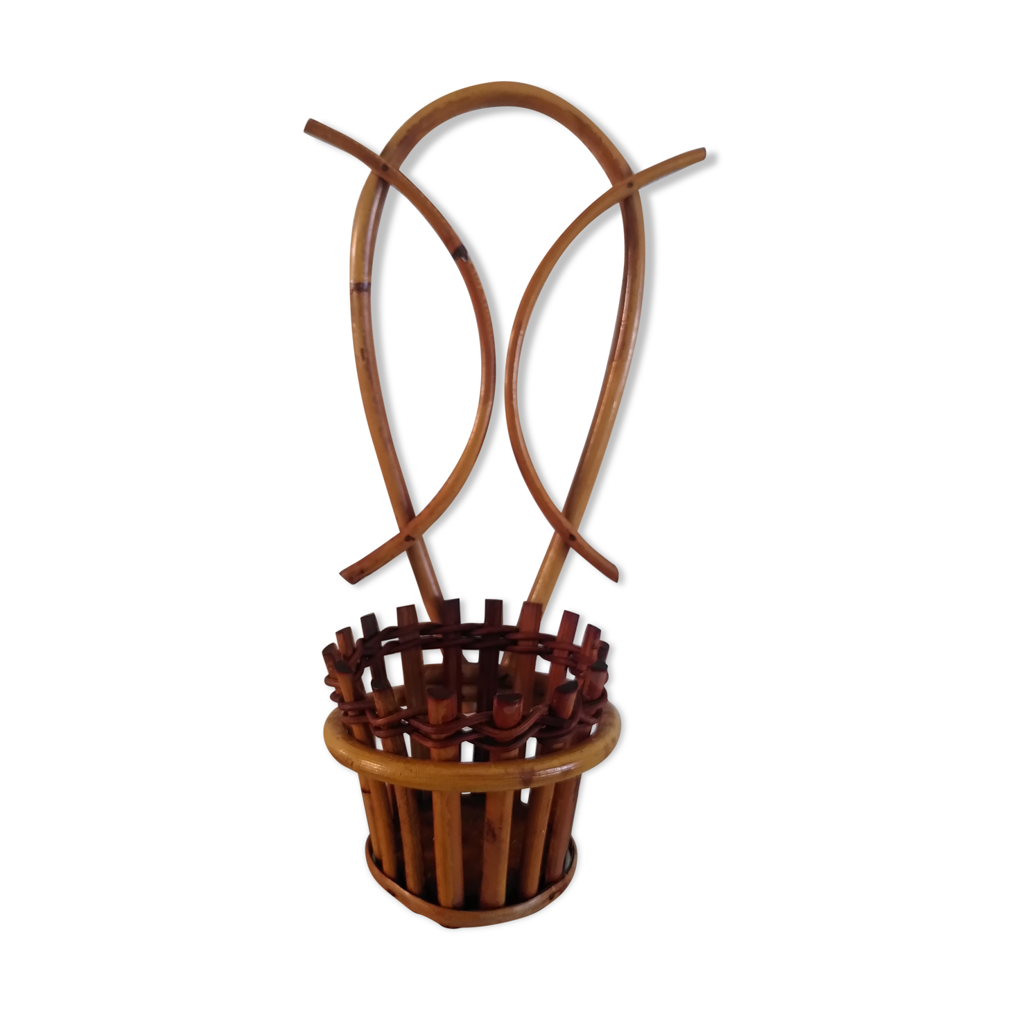 Rattan wall pot cover