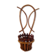 Rattan wall pot cover