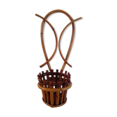 Rattan wall pot cover